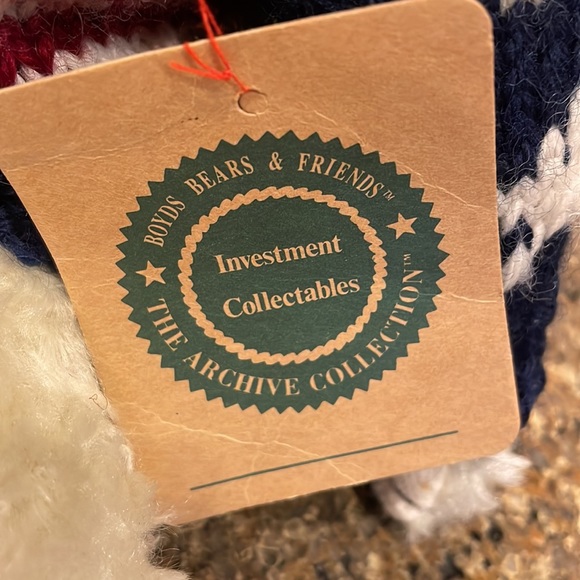 Vintage Boyds Bears Ethan Patriotic Sweater 9" NWT’s - Picture 2 of 8